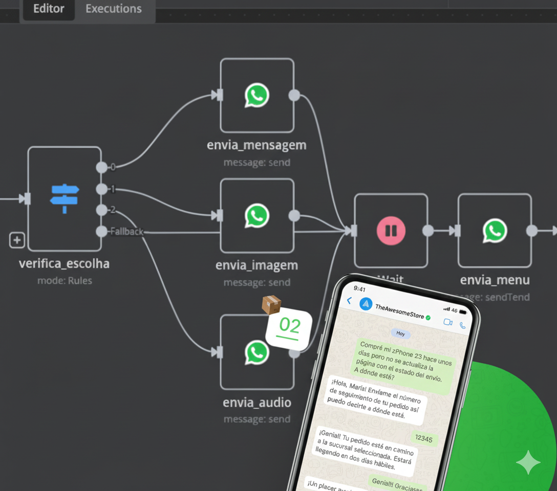 Automação de Atendimento via WhatsApp